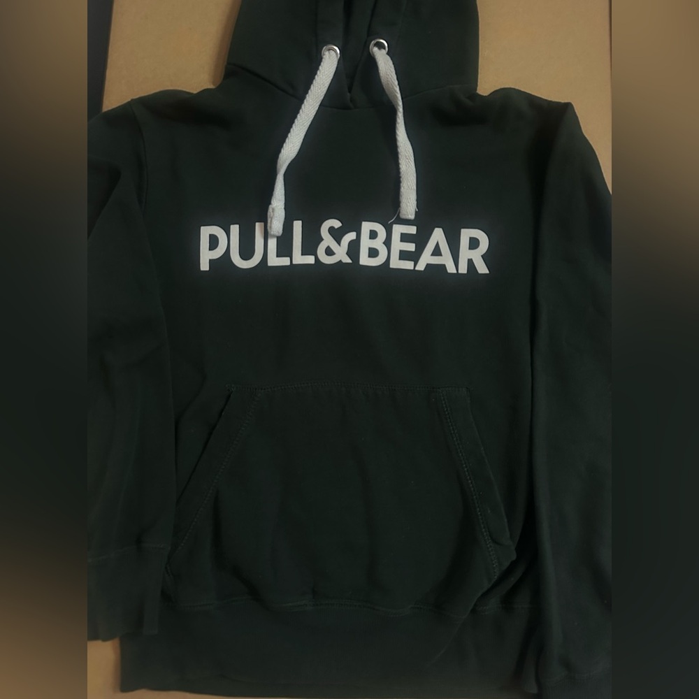 Pull & Bear Republic Classic Green Hoodie